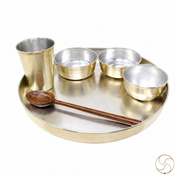 Image of Ritika Brass Thali Set