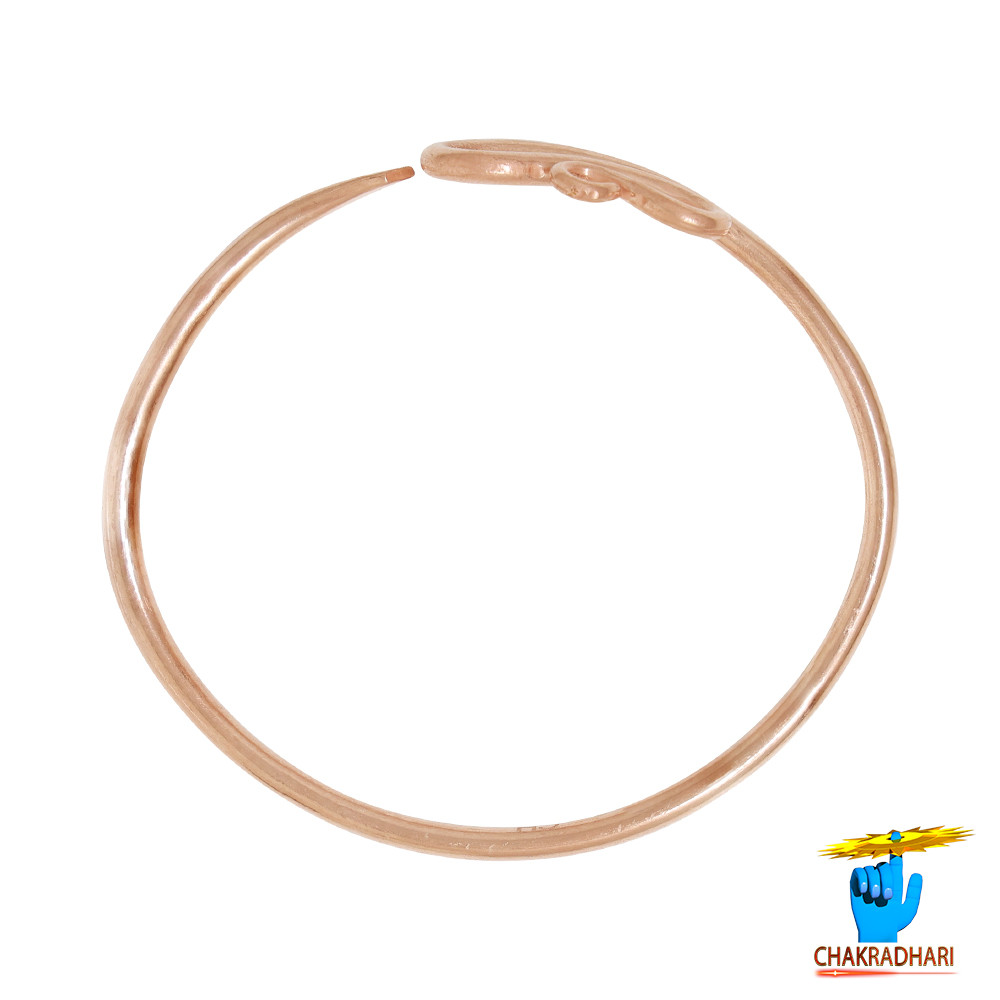 999 Nepaliya Copper Ladies  Gents Snake Leg bangle -         35gm