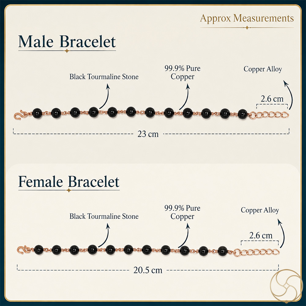 Nepaliya Copper Black Tourmaline Bracelet