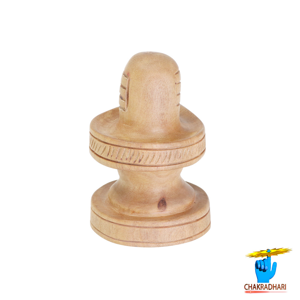 Divine White Sandalwood Shivling -    