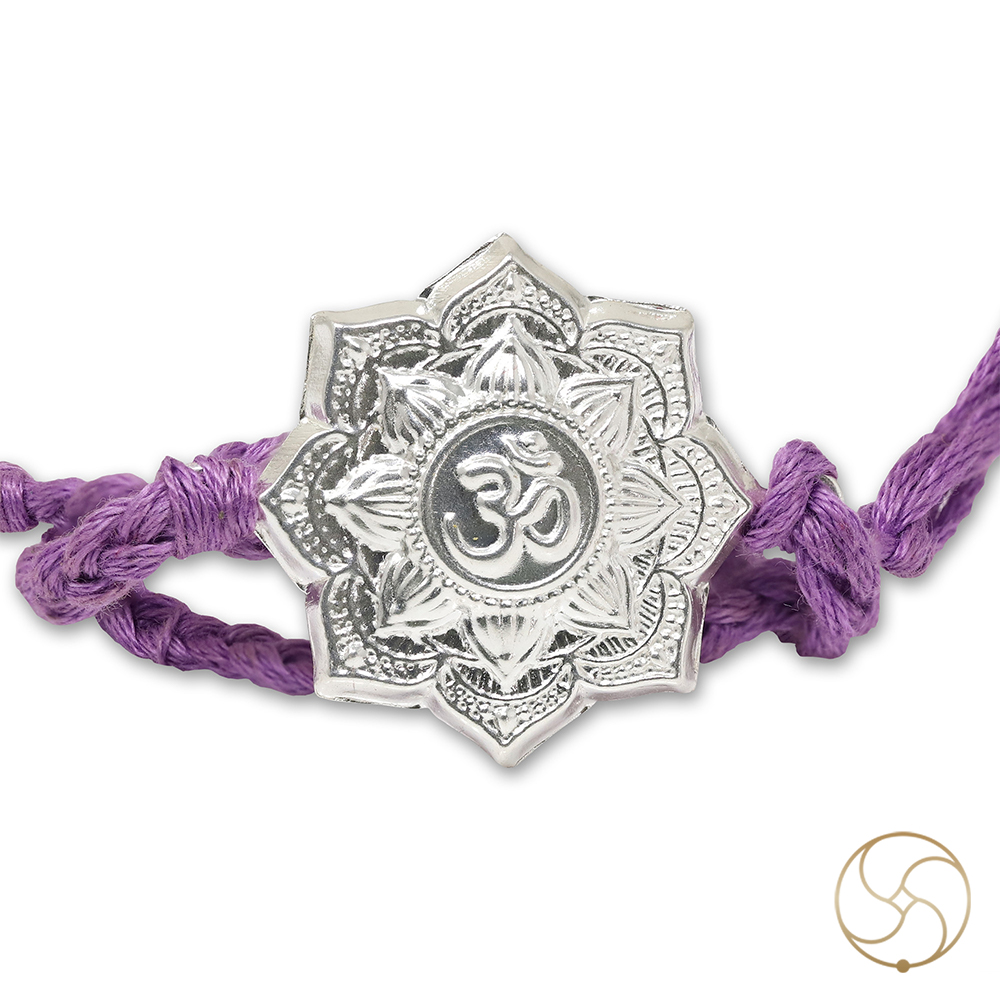 999 Silver Shikhar Om Rakhi