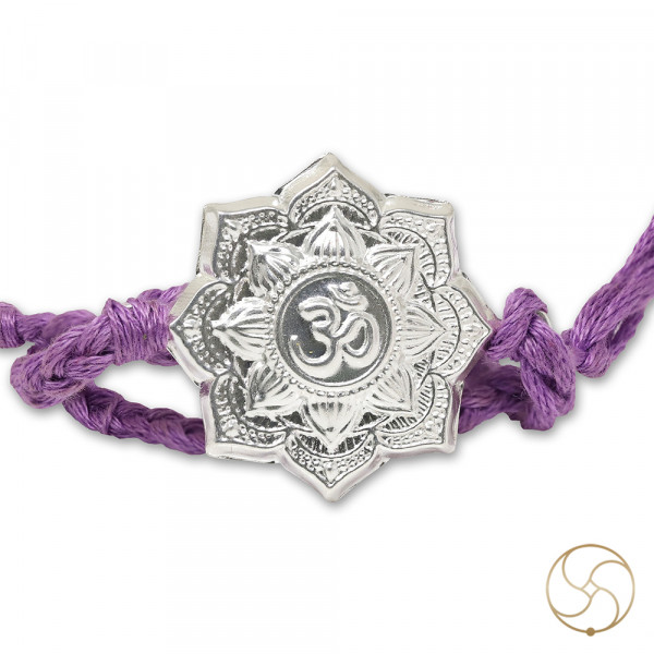 Image of 99.9% Silver Shikhar Om Rakhi