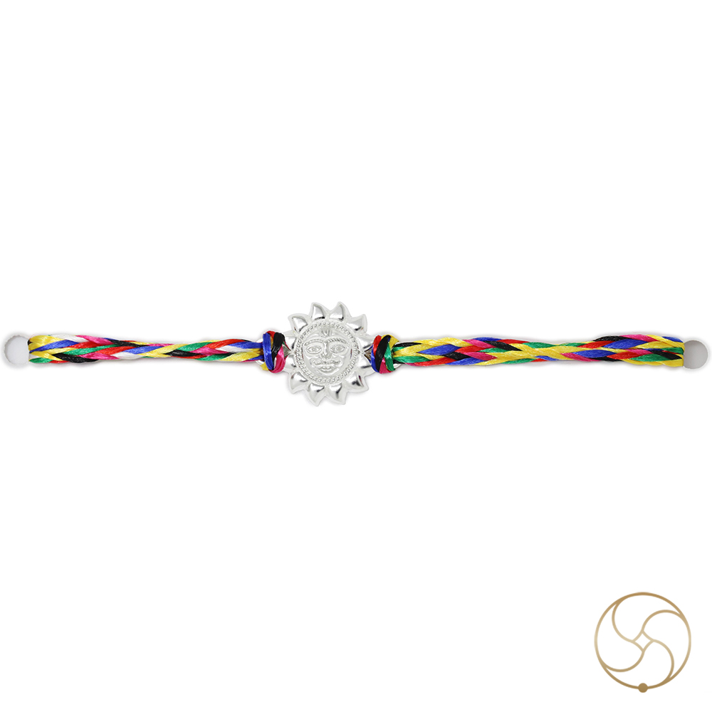 Radiant Joy Kids Sun Design Silver Rakhi