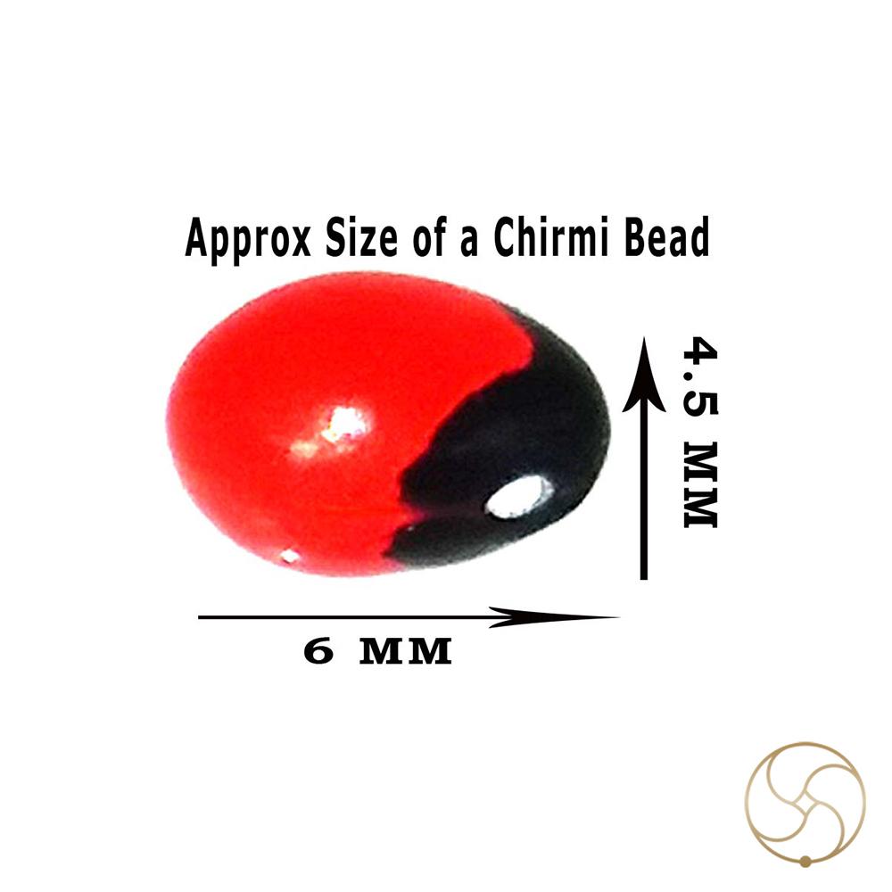Red Chirmi Beads 51Pices     51Pices
