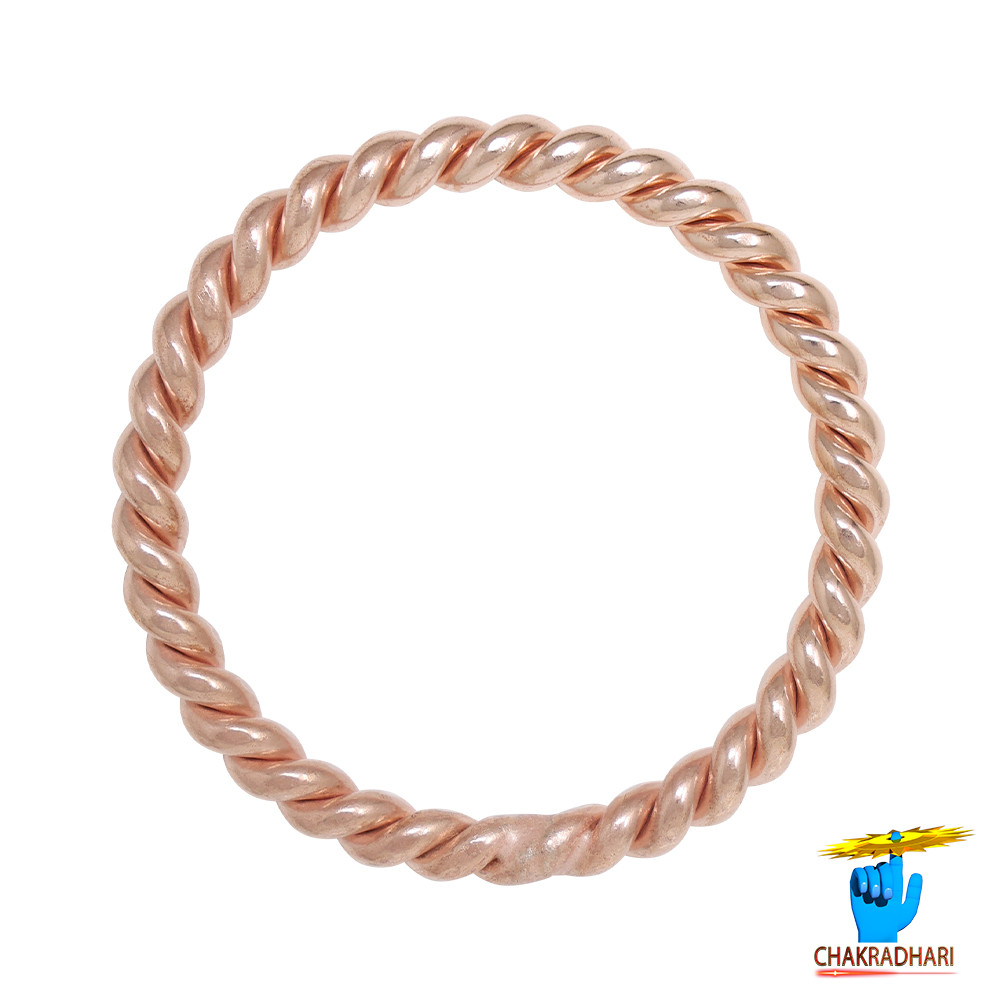 999 Nepaliya Copper Tensor  45 Bangle For Female With Joint -    45     