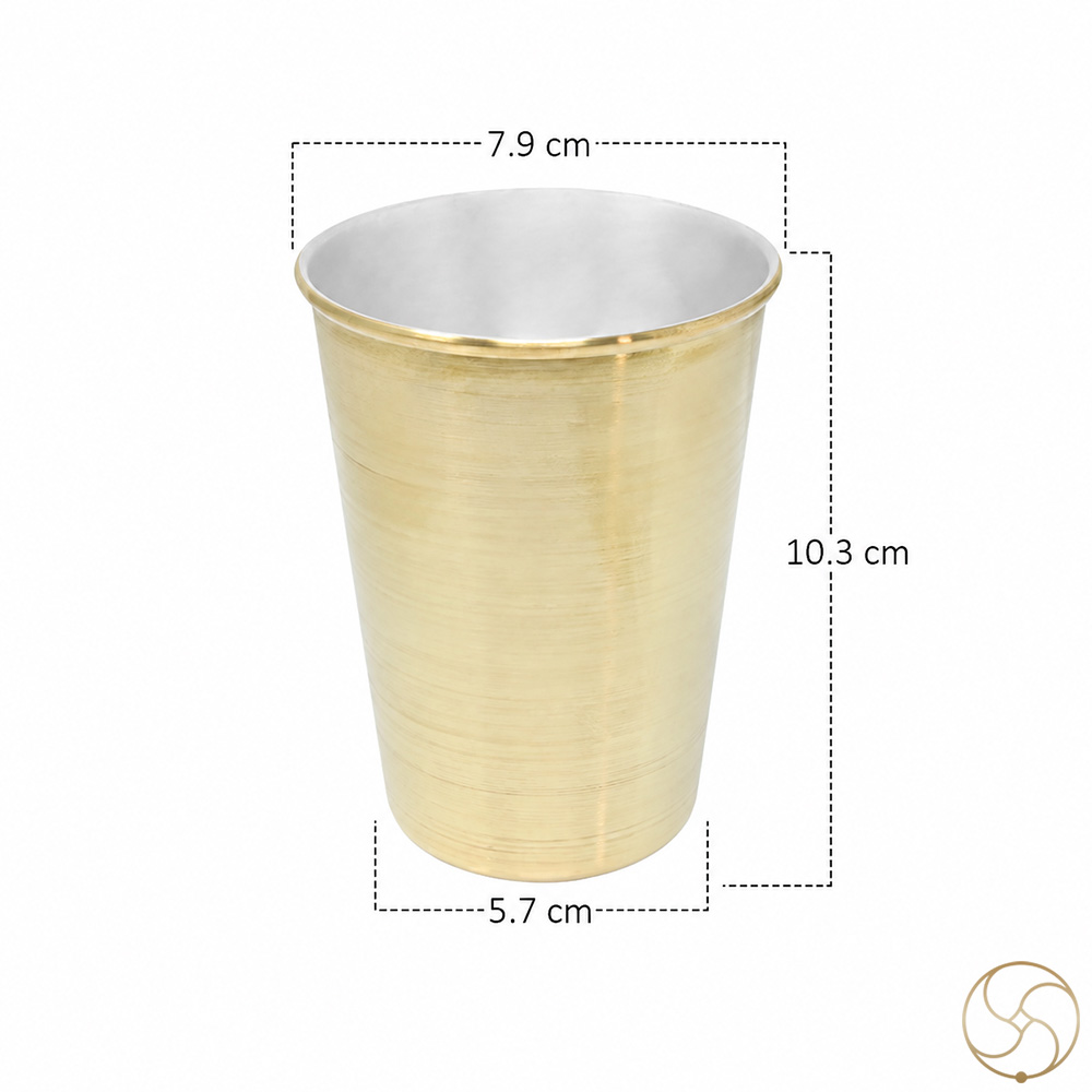 Ritika Brass Glass - 300ml