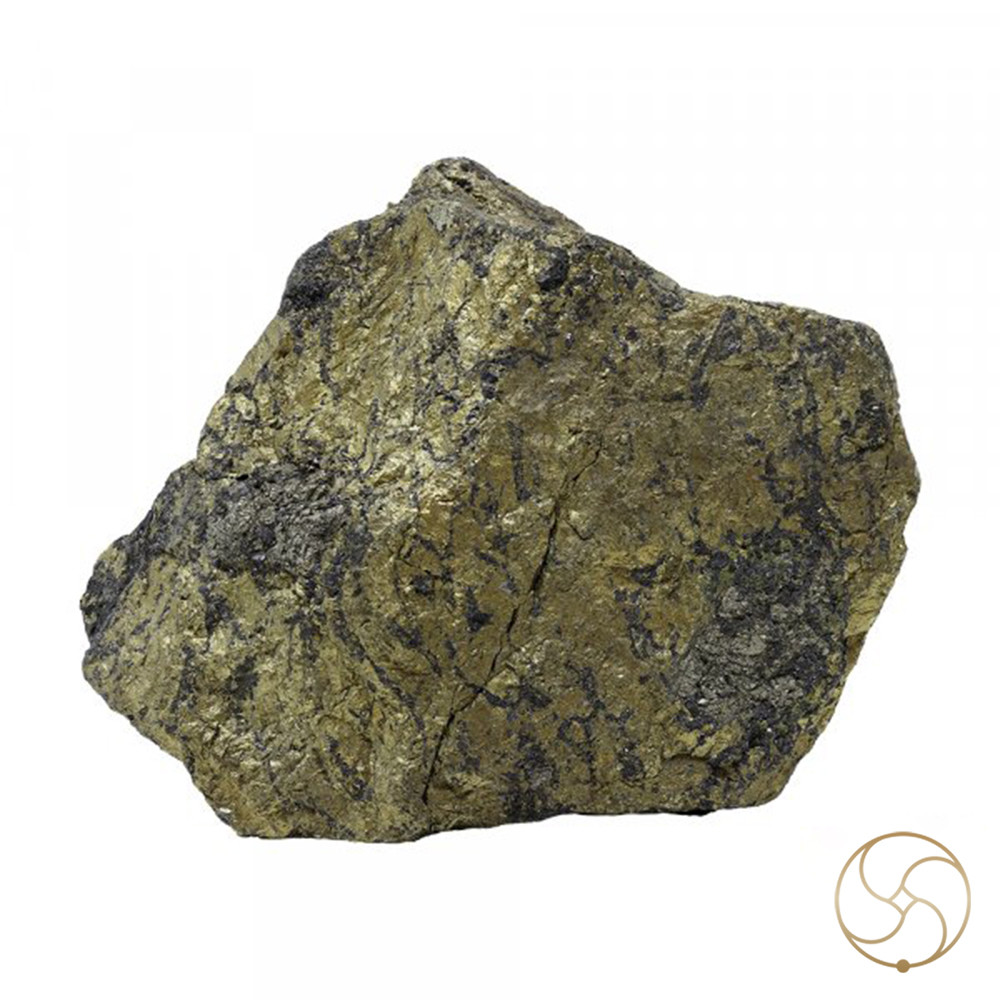 699gm Ayurvedic Golden Pyrite Rock -    