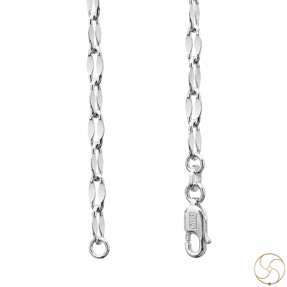 925  Silver Bud Design Chain
