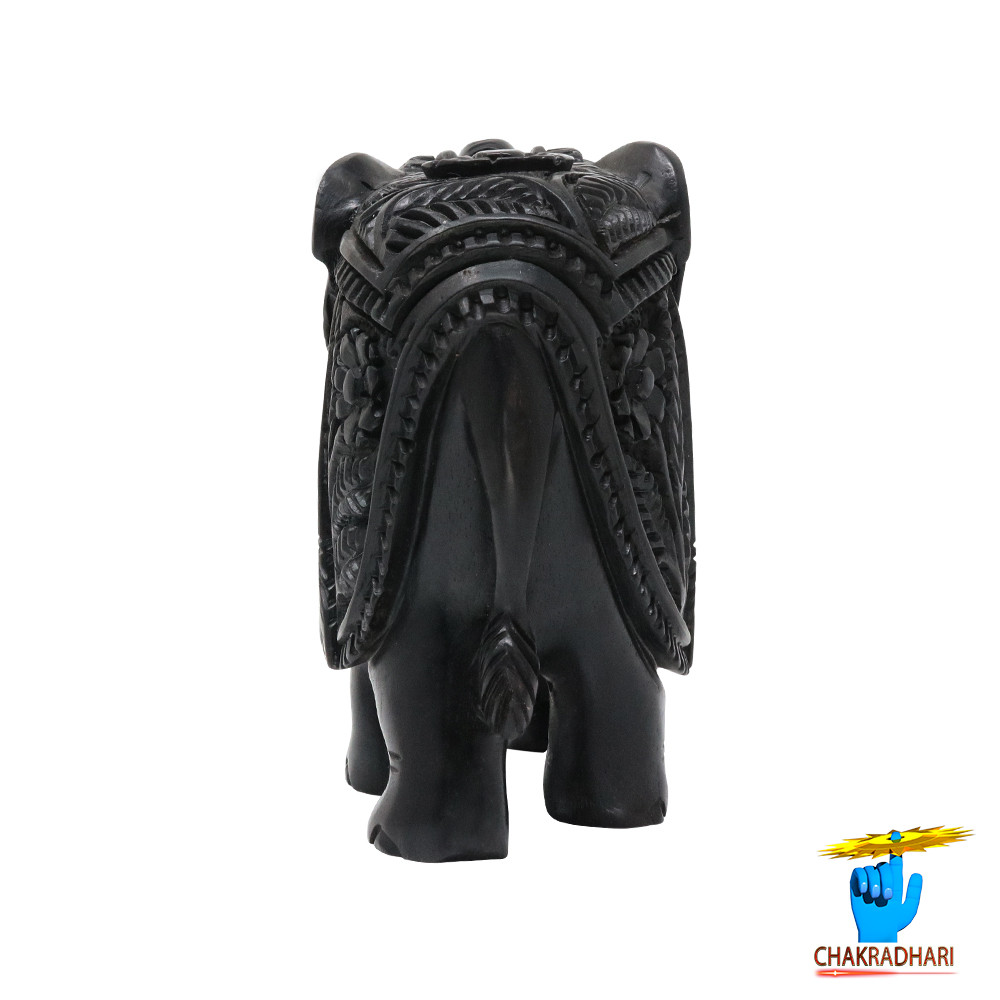 Ebony Divine Up Trunk Elephant -