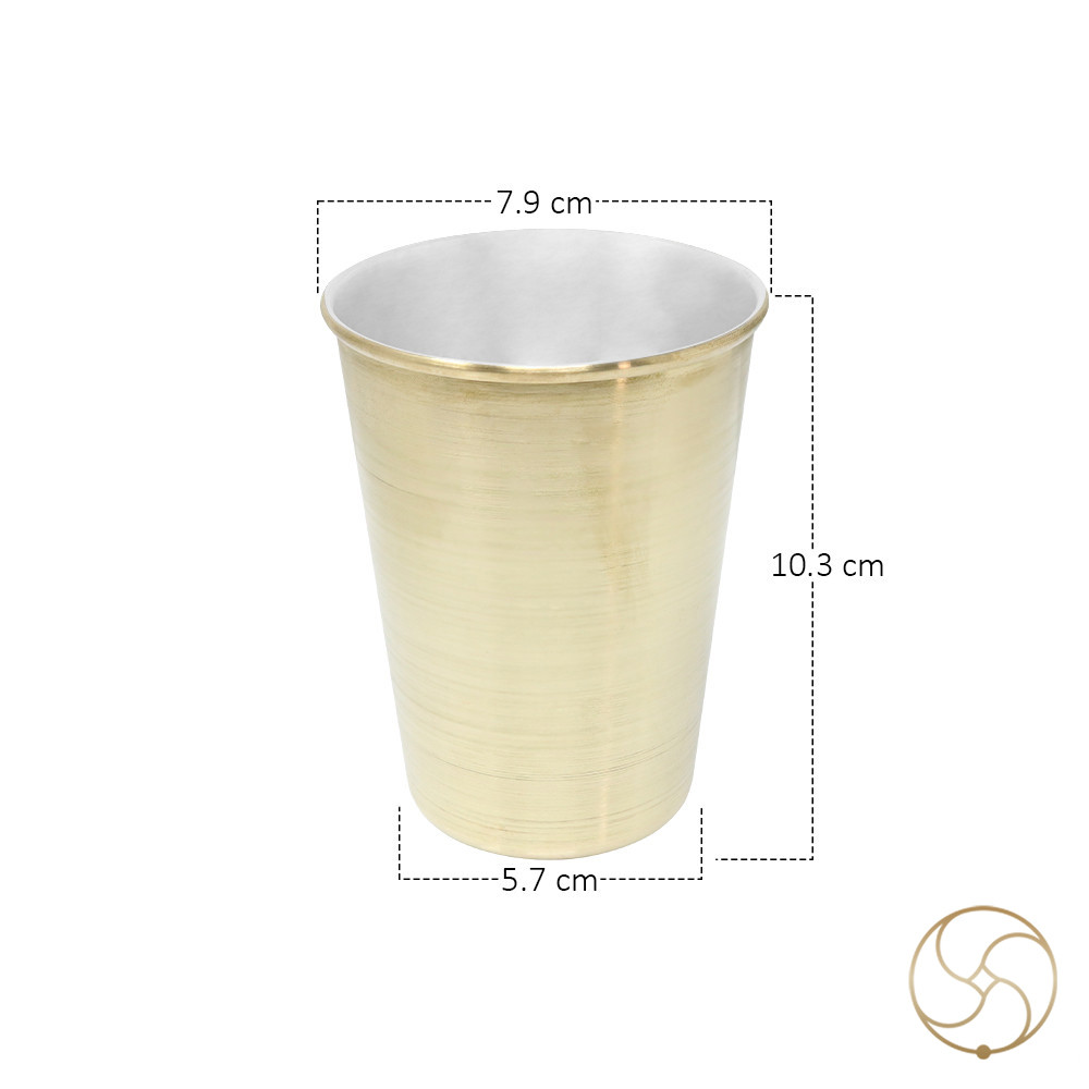 300 ml Ritika Brass Glass -    128 gm
