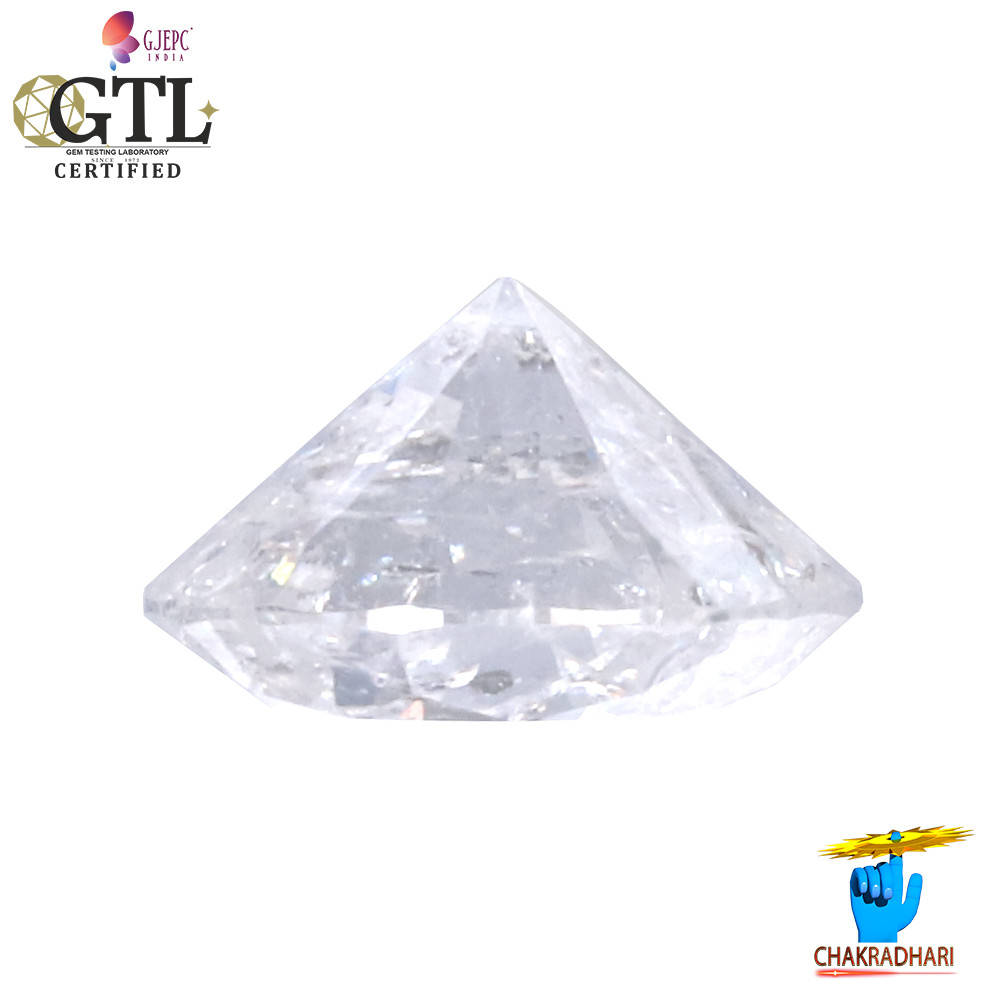 092 Carat Natural Diamond With Silver Ring Or Pendant