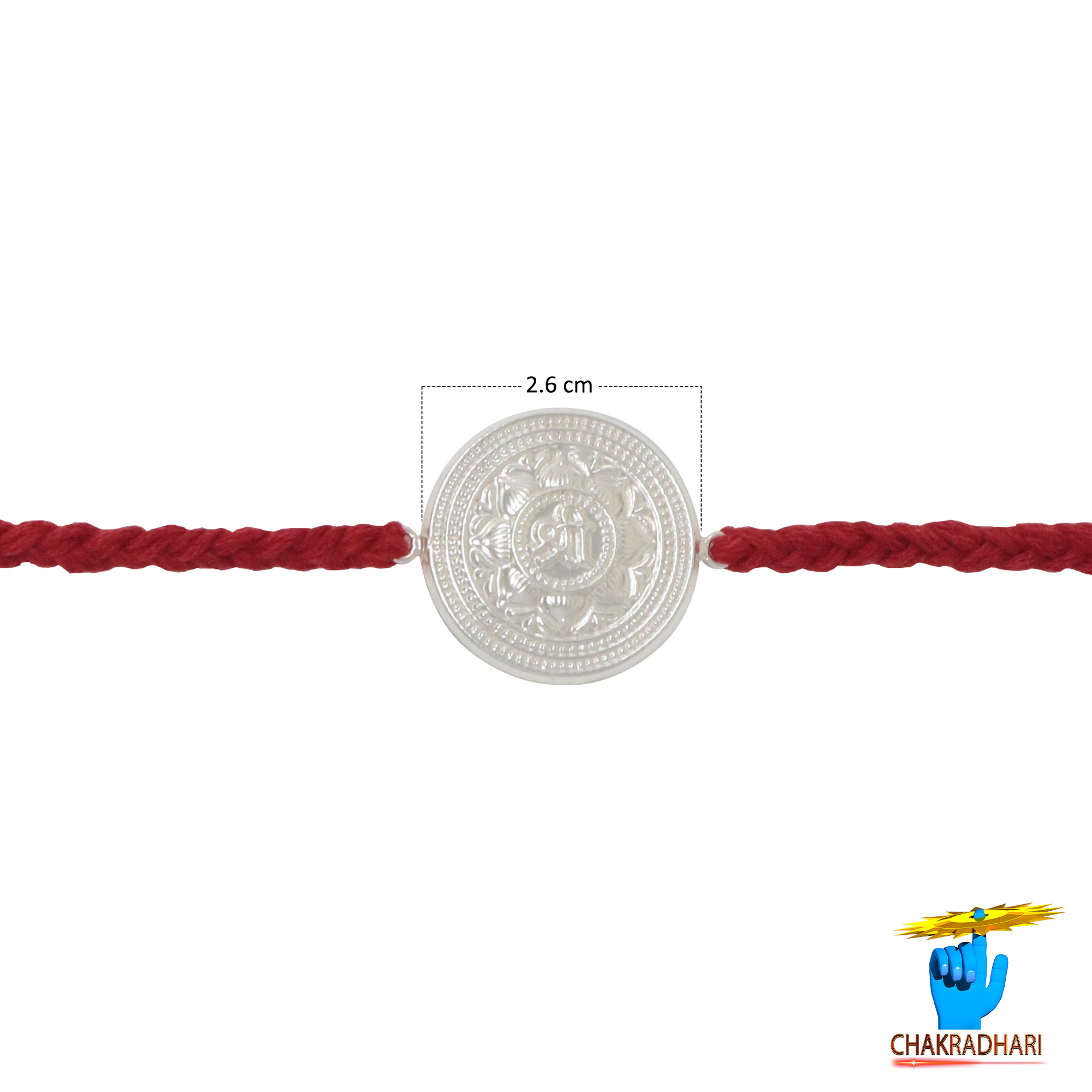 999 Silver Shree Rakhi  -    