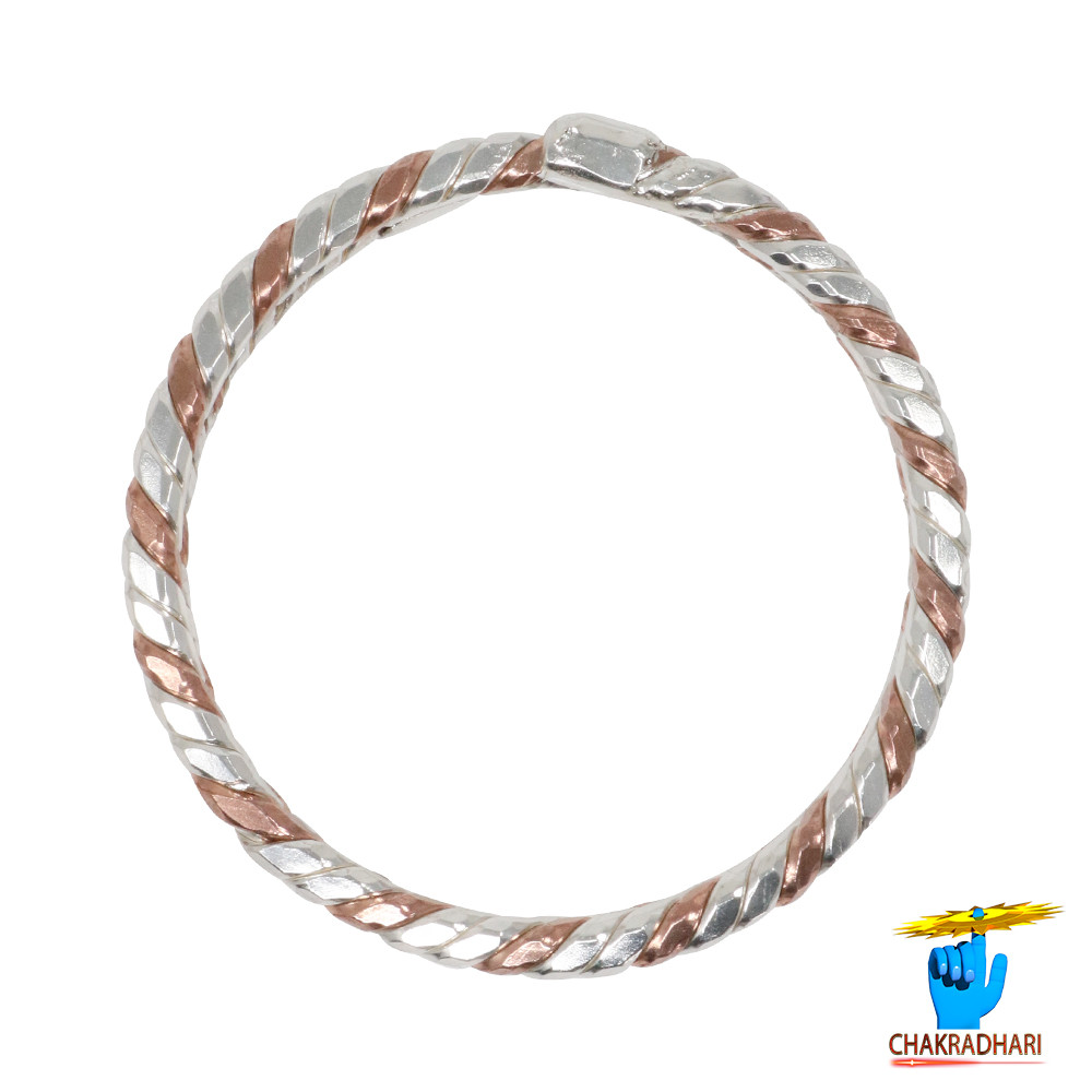 999 Silver Copper Bio Electrical Bangle 807 Grams silver 34 Grams copper - - -