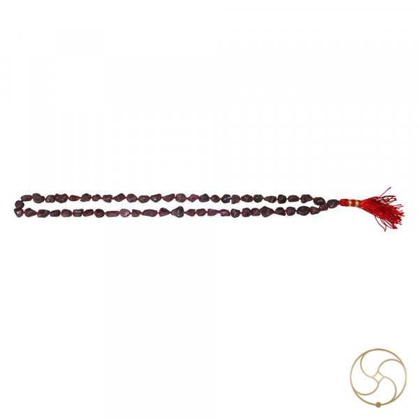 Image of 100% Origianal Manak Gemstone Mala : 54 Plus 1 Beads (Unheated Untreated Ruby Mala) - (चौवन संग गुरु - मनका)