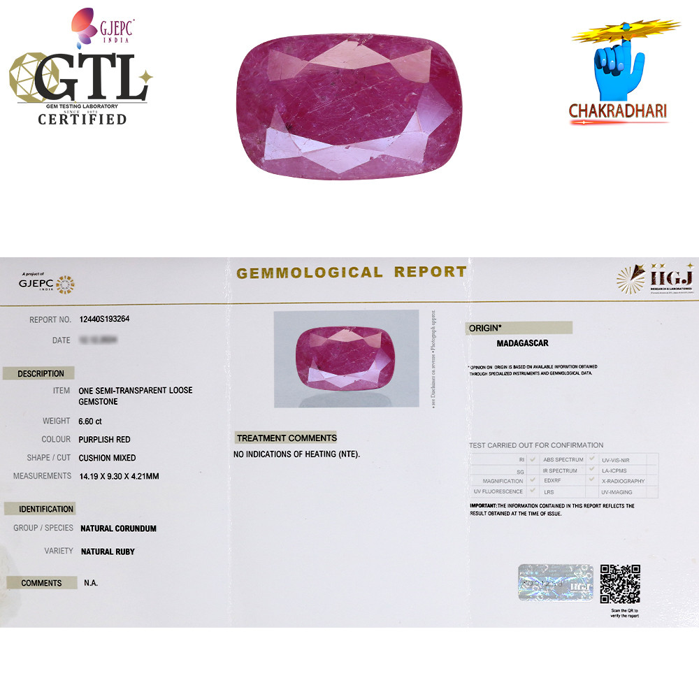660 Carat Ruby Gemstone With Ring Or Pendant -