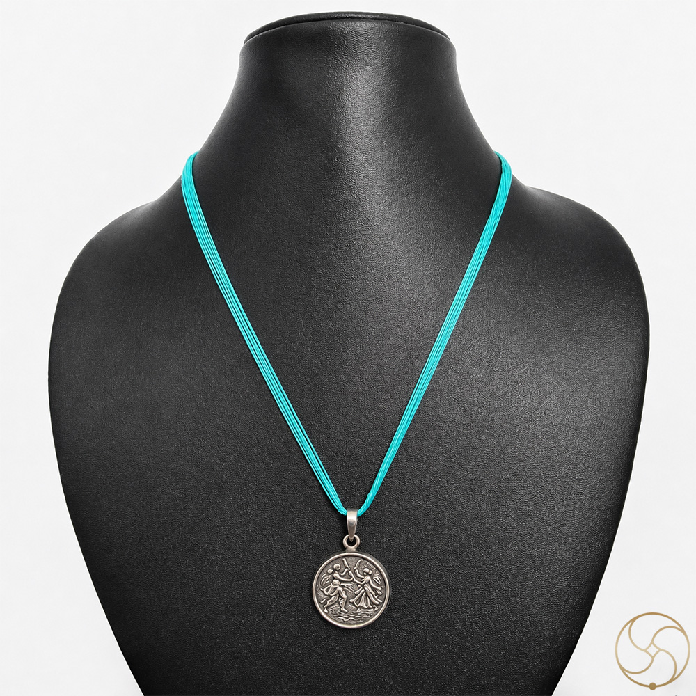 996 Silver Garba Nritay Pendant