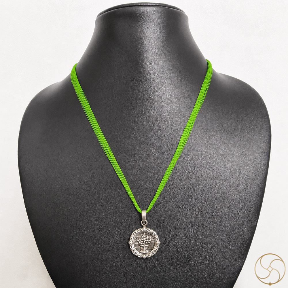 996 Silver Tulsi Pendant