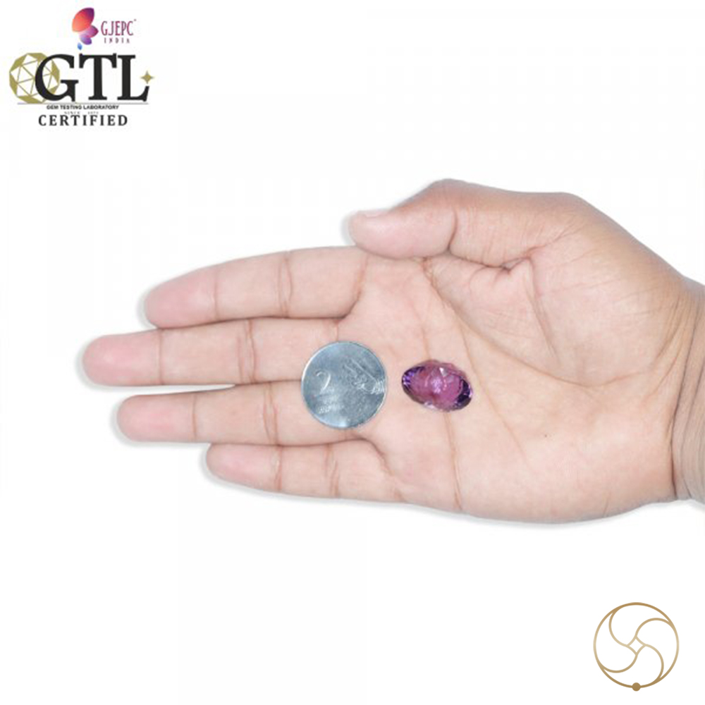 2937 Carats Amethyst Katela Jamuniya Stone With Silver Ring Or Pendant  -    