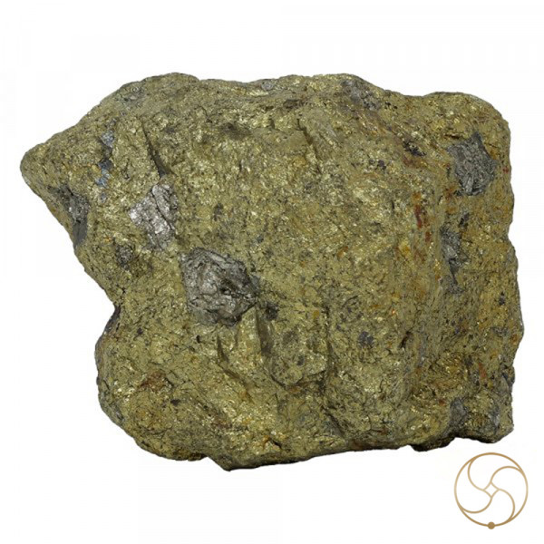 Image of 293gm Ayurvedic Golden Pyrite Rock - आयुर्वेदिक स्वर्ण माक्षिक चट्टान
