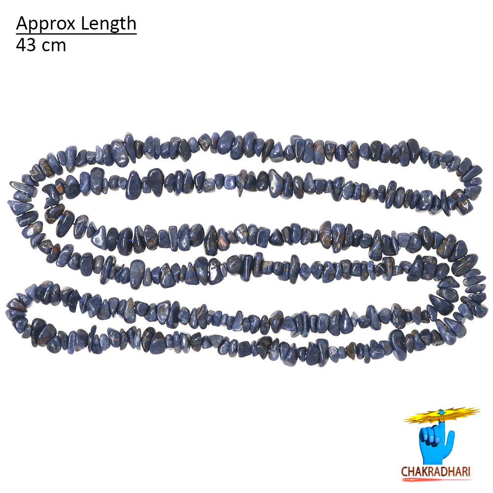Blue Sapphire Wearing Mala -