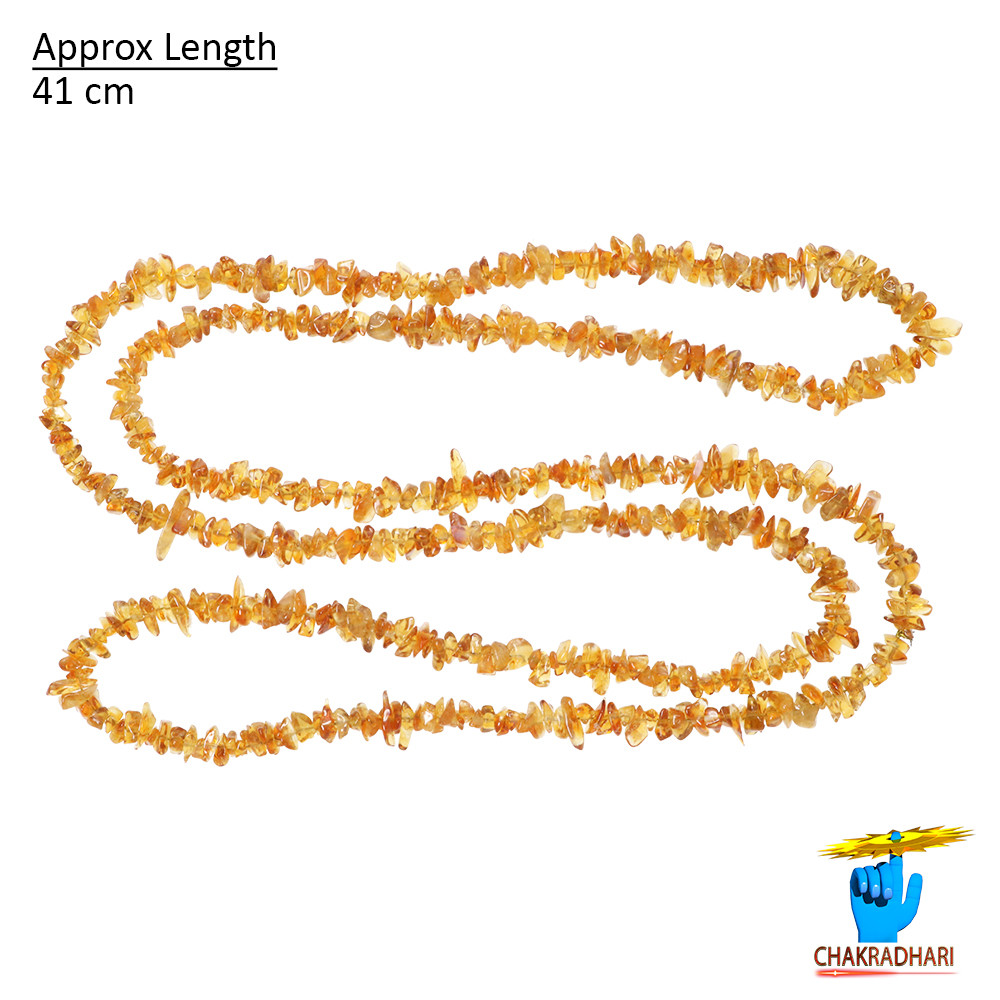 Citrine Chips Mala Top Grade Quality Wearing Mala -