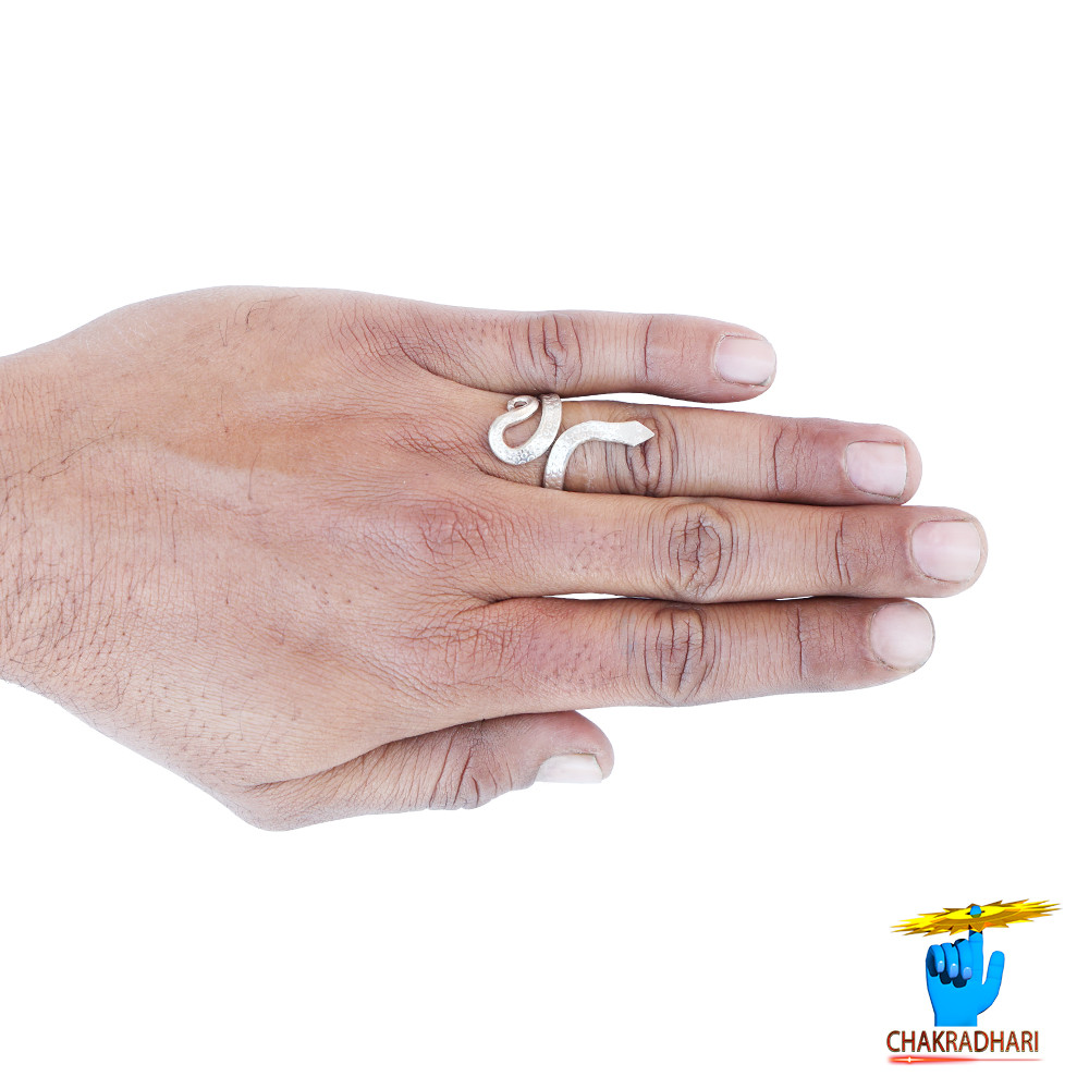 999 Silver Snake Ring -    7gm