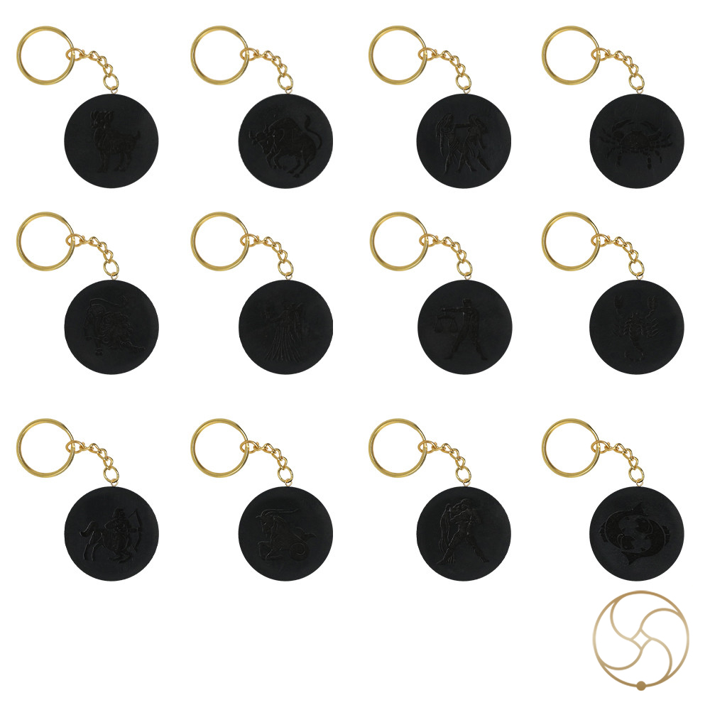 Ebony Divine Rashi Key Chain -