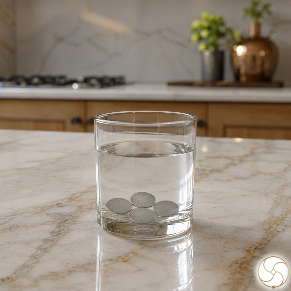 999 Zinc Water Health Small Coins 5 Pieces - 1 Set