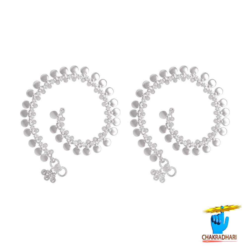 996 Silver Ghoomar Payal -