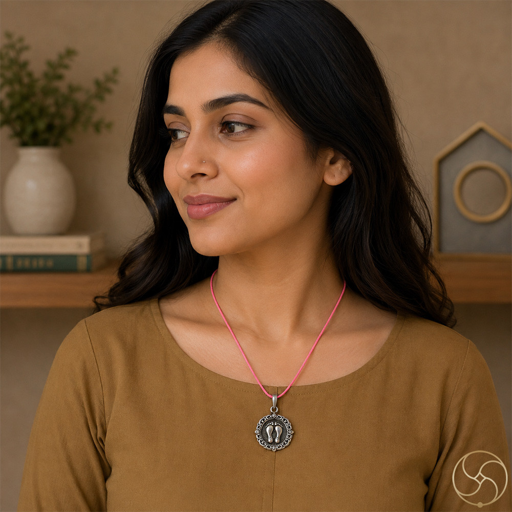 996 Silver Lakshmi Padam Pendant