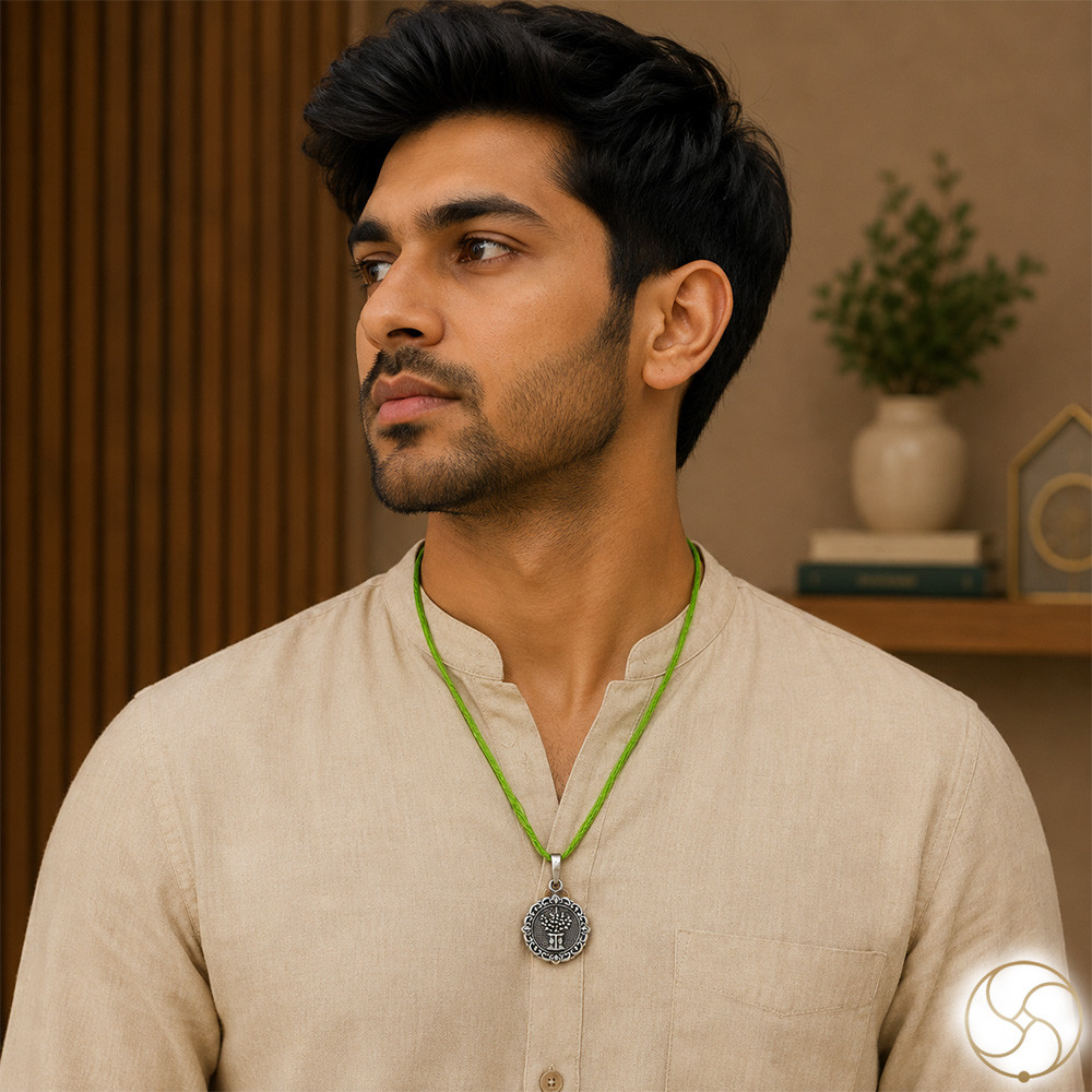996 Silver Tulsi Pendant