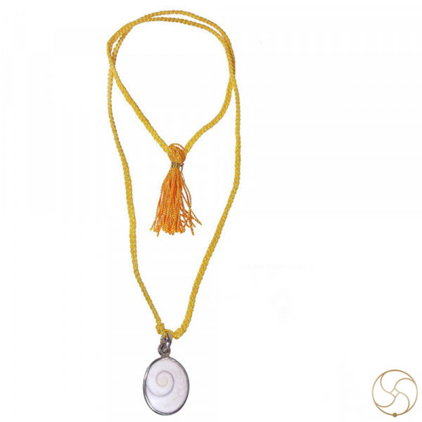 Image of Gomti Chakra Silver Pendant