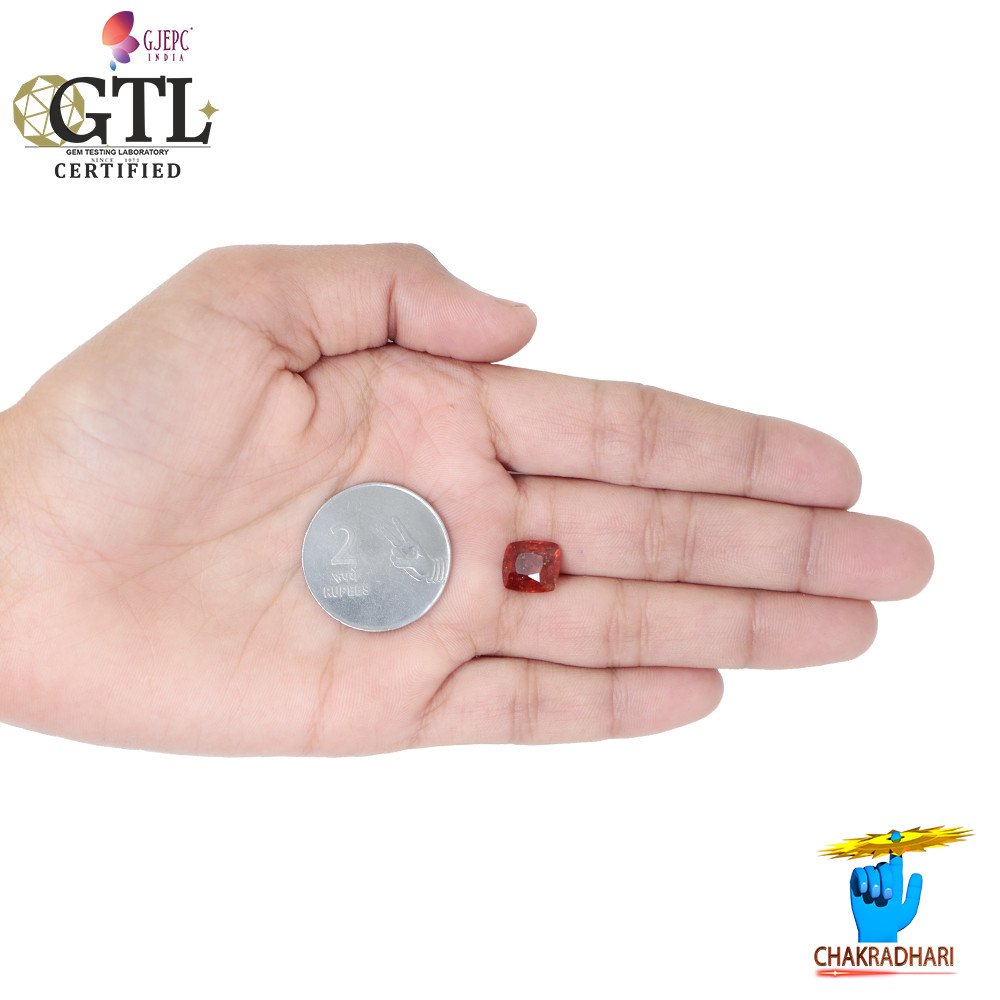 619 Carat Garnet Gemstone With Ring Or Pendant   