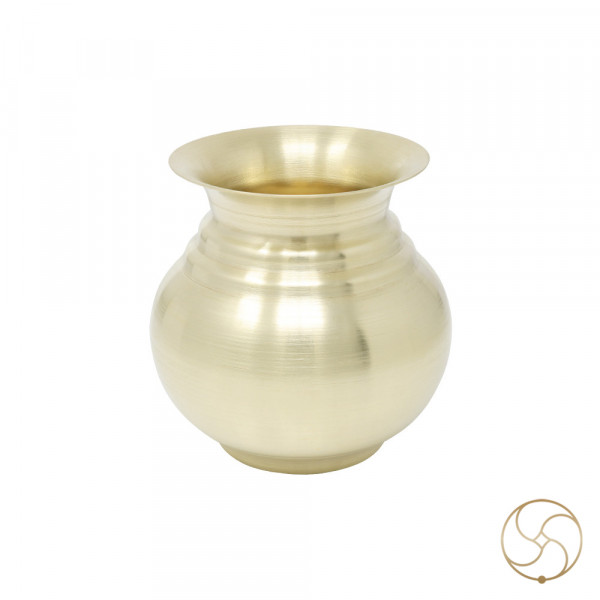 Image of 190ml Ritika Brass Yamuna Lota (111gm)- रितिका पीतल यमुना लोटा