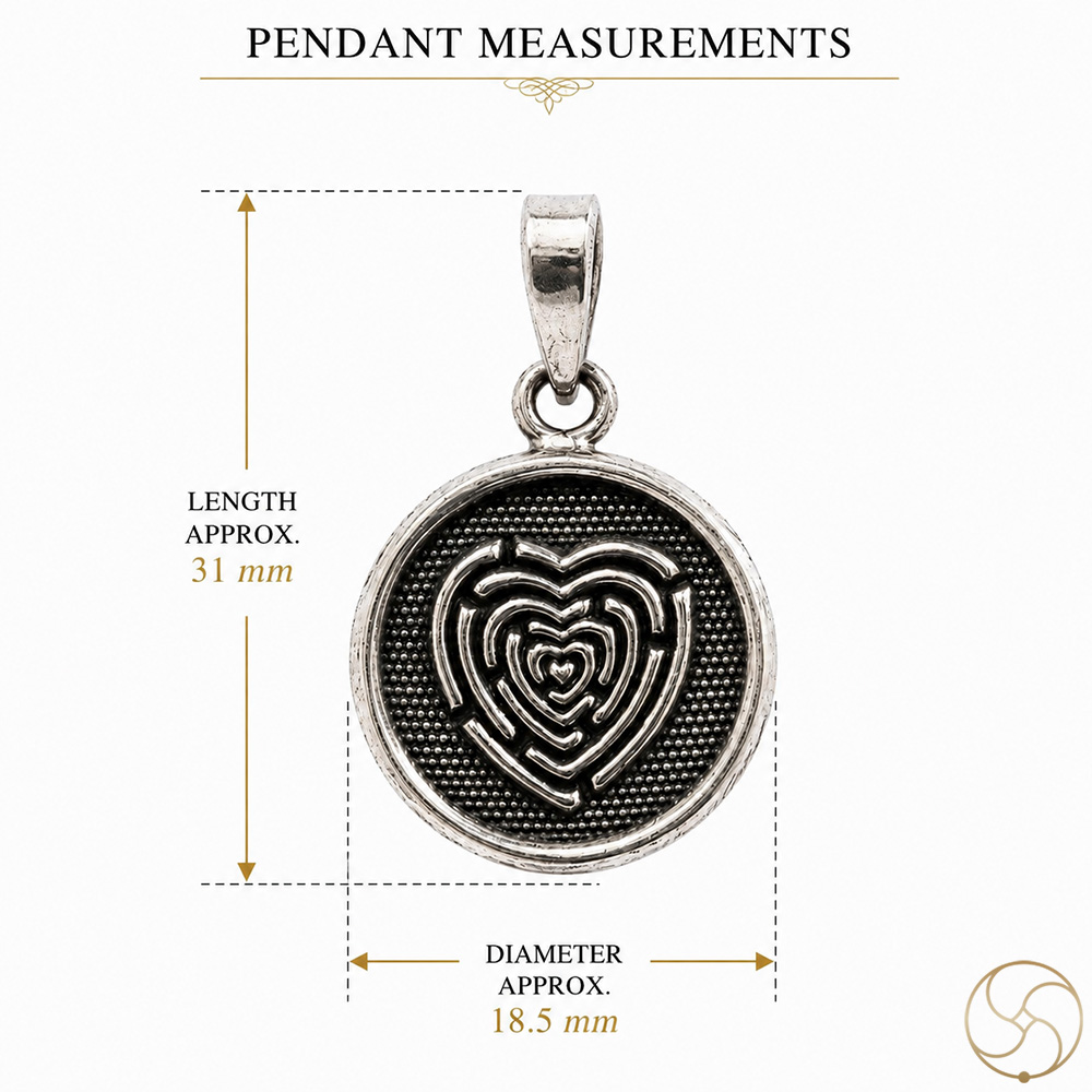 996 Silver Heart Pendant