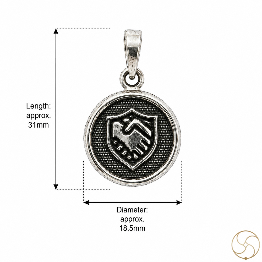 996 Silver Brotherhood Pendant