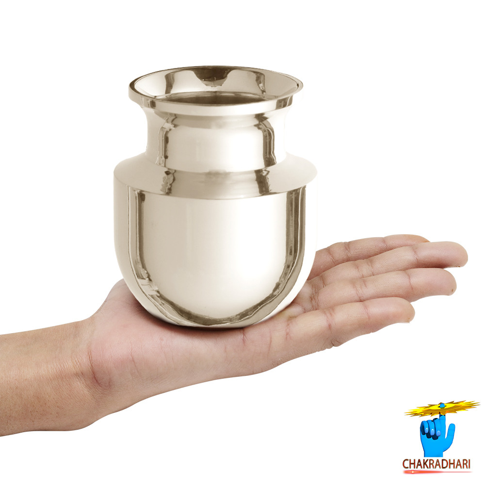 400ml Phool Kansa Long Neck Large Lota 435gm -