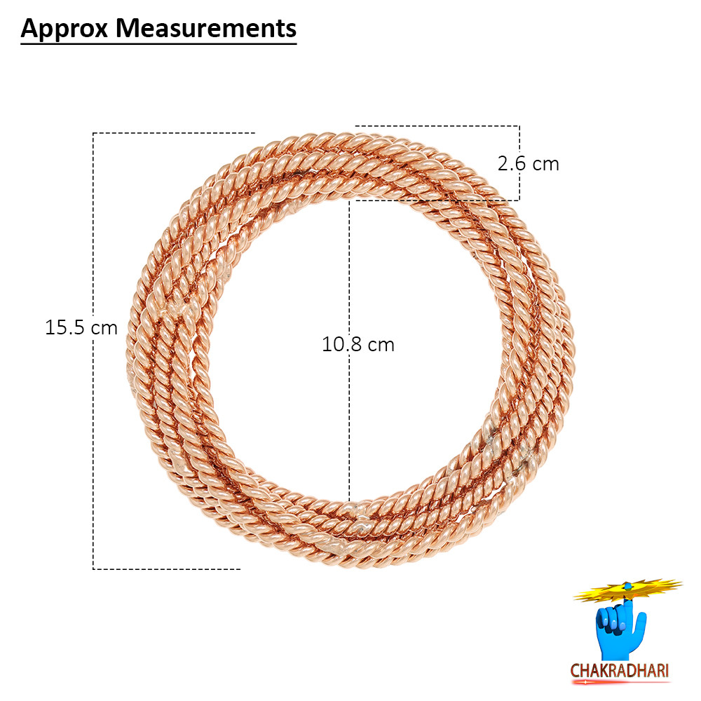 999  Pure Nepaliya Copper Big Tensor Torus Coil for Utensil Base  Sacred Geometry Ring for Placing Water  Kitchen Vessels