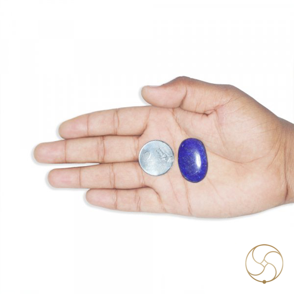 5210 Carats Lapis Lazuli Gemstone With Silver Ring Or Pendant   