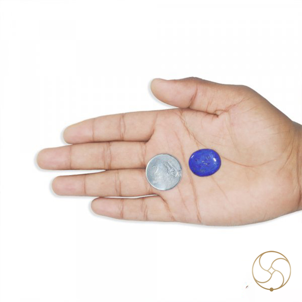 2450 Carats Lapis Lazuli Gemstone With Silver Ring Or Pendant   