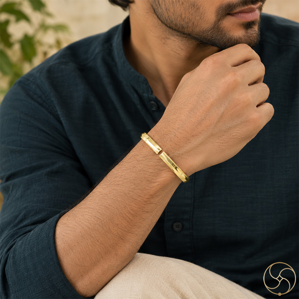 Ritika Brass Sikh Bangle for Men