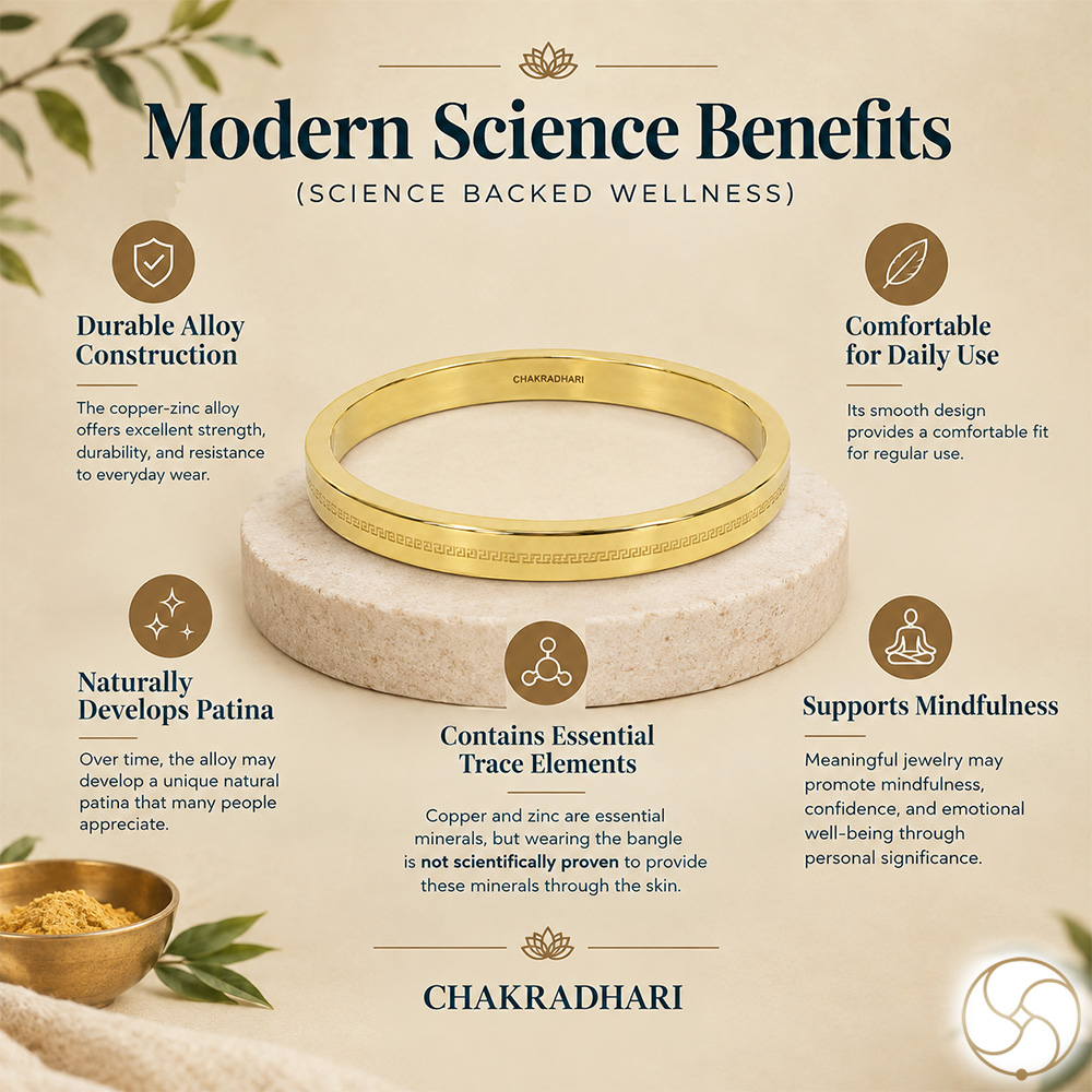 Ritika Brass Ulat Satta Lathe Bangle