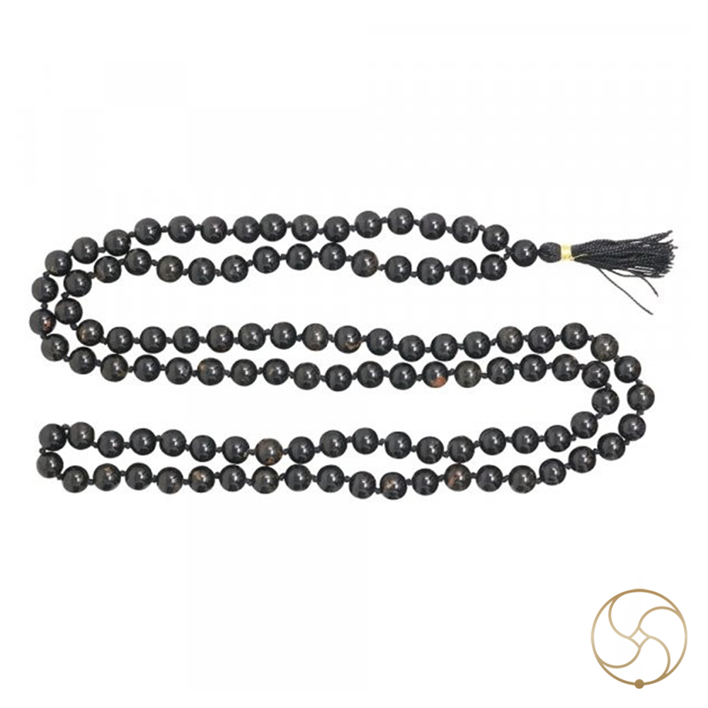 Black Vikrant Mala for Jaap or Wearing  8mm or 6mm