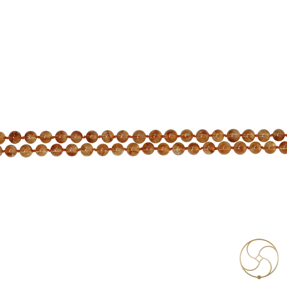 Pure Citrine Mala With 1081 Beads for Jaap or Wearing 8mm