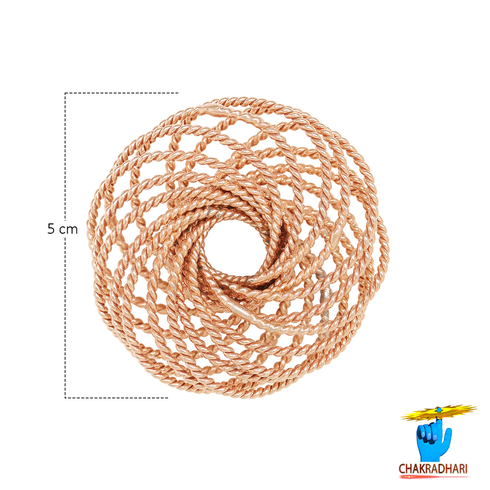 999 Pure Nepaliya Copper Tensor Torus Rodin Coil - One Sided Vortex