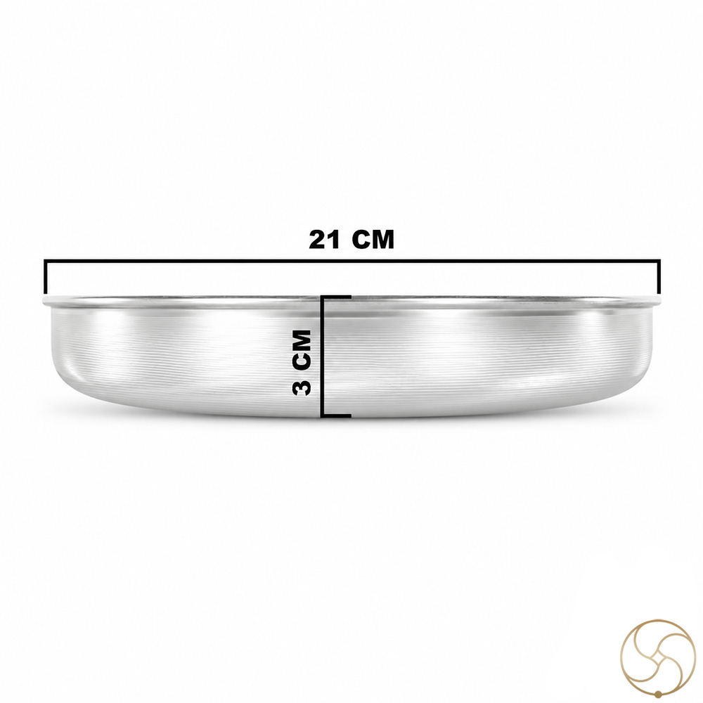 999 Silver Small Thali