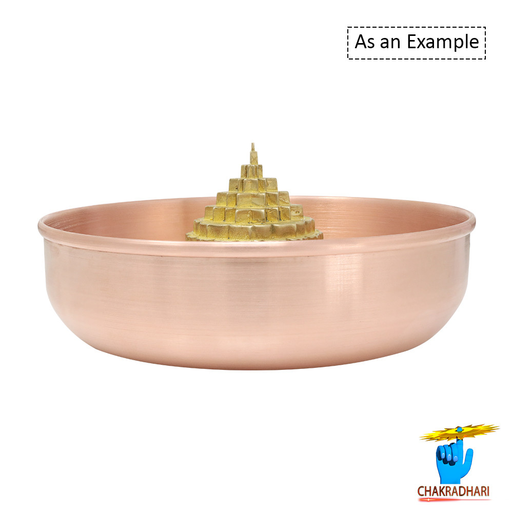 500ml 999 Nepaliya Copper Shri Yantra AbhishekBowl 250gm -