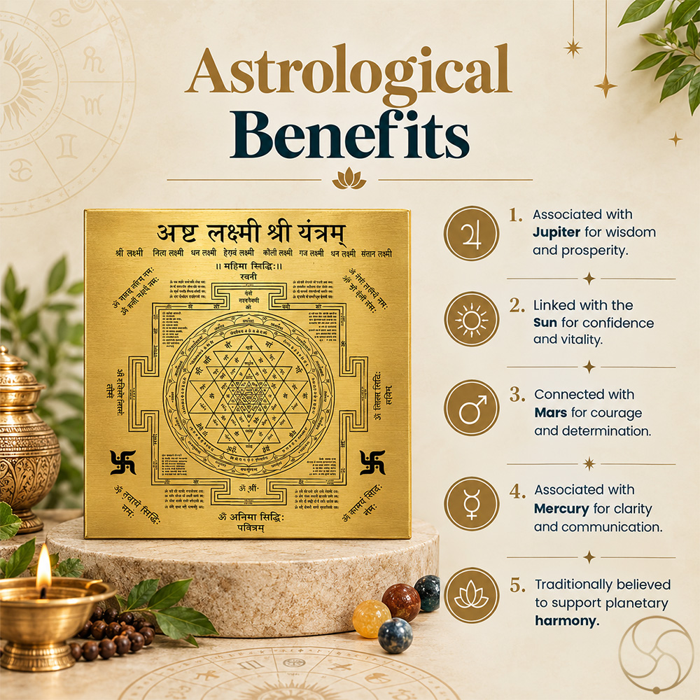Shri Yantra 100 Accurate with All Mantra in Ritika Brass