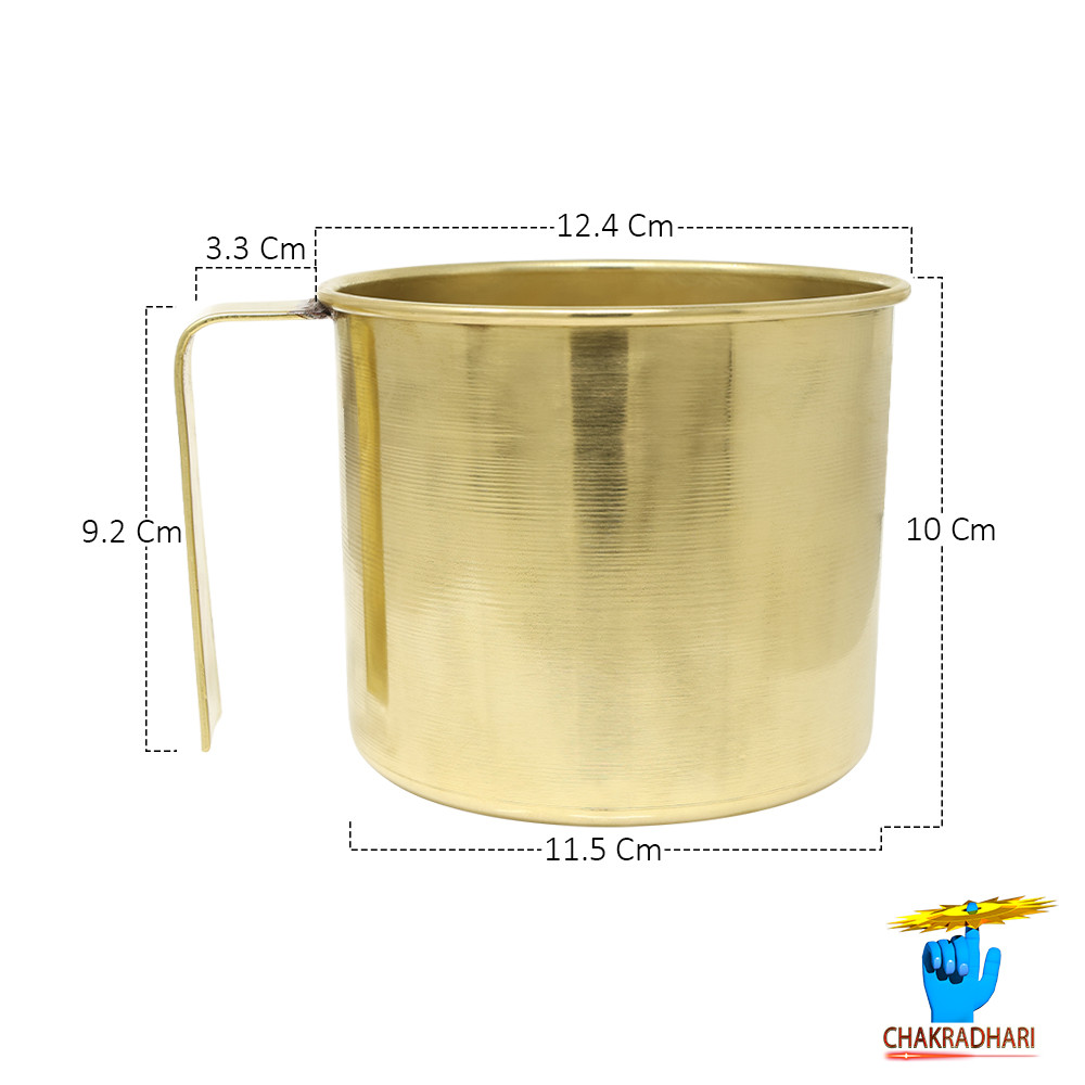 999 Ritika Brass Mug -    315gm