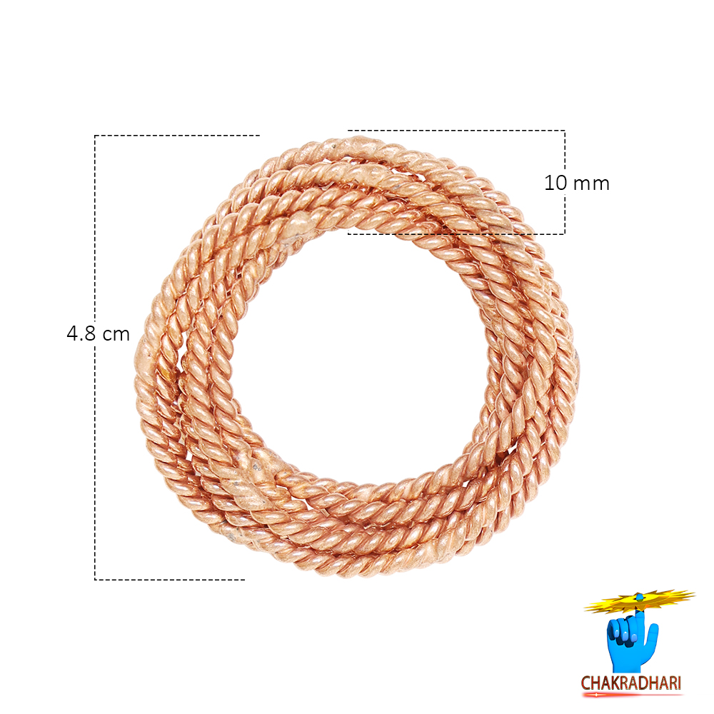 999 Pure Nepaliya Copper Tensor Torus Coil for Glass or Pocket